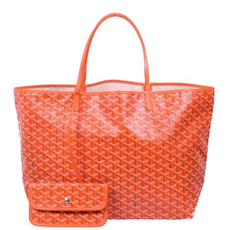 orange goyard tote bag|goyard bag where to buy.